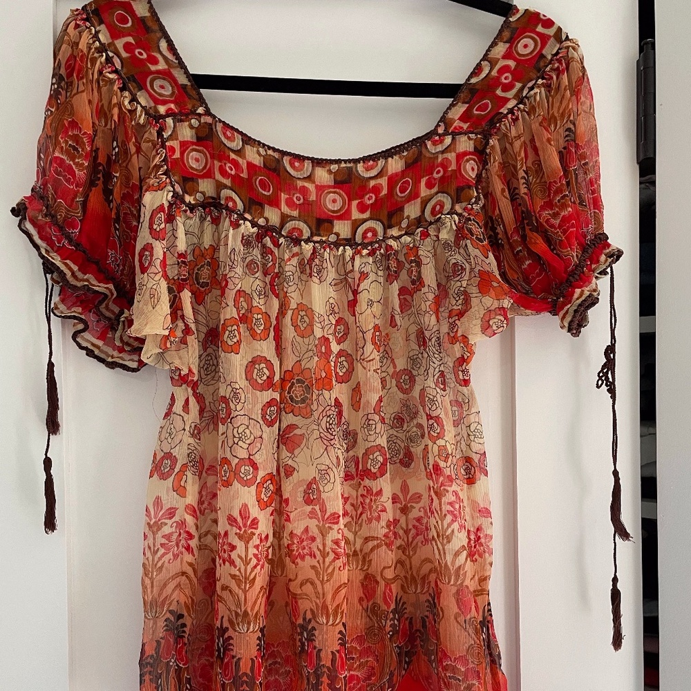 ECI BoHo Short Sleeve Top